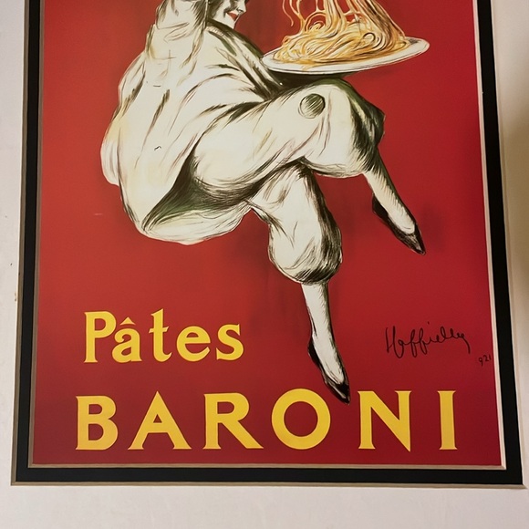 Pates Baroni print. 11 x 14 in cardboard. - Picture 3 of 8